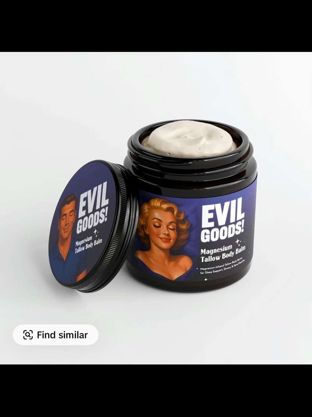 EVIL GOODS 4oz Natural Tallow Balm - Unisex Body Care